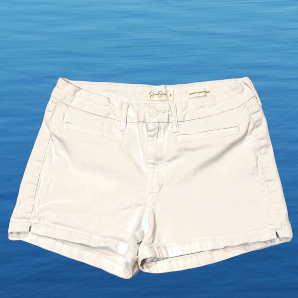 Jessica Simpson‎ WHITE Uptown High-Rise Shorts SIZE 29